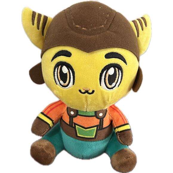 RATCHET & CLANK STUBBINS PLUSH FIGURE RATCHET 7” - Picture 1 of 4